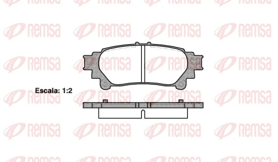 Brake Pad Set, disc brake 1395.00