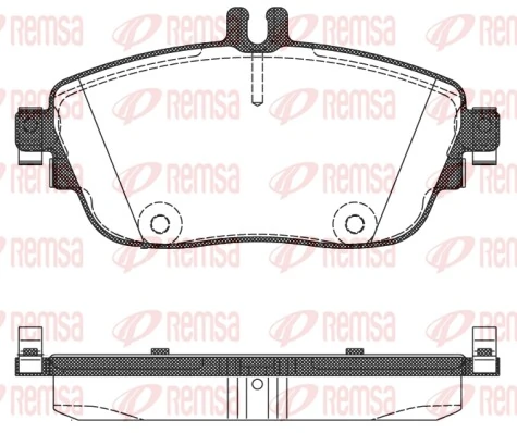 Brake Pad Set, disc brake 1485.08