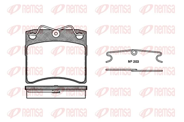 Brake Pad Set, disc brake 0385.00