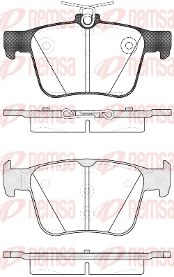 Brake Pad Set, disc brake 1516.10