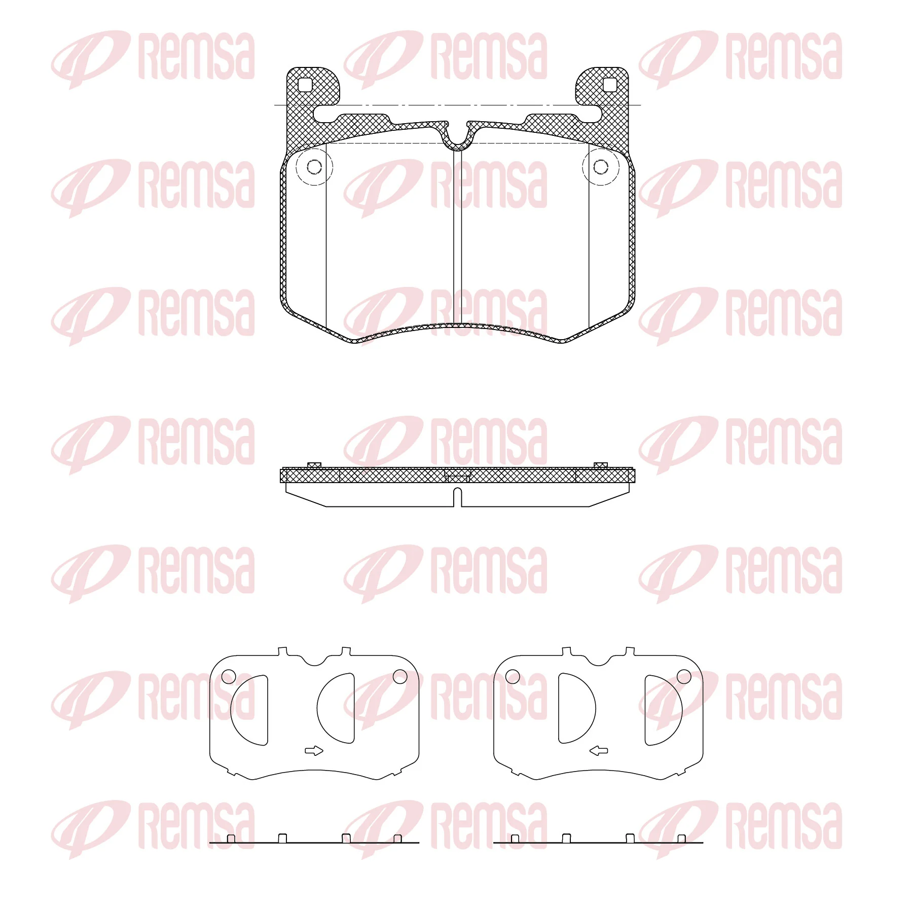Brake Pad Set, disc brake 1896.00