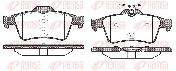 Brake Pad Set, disc brake 0842.40