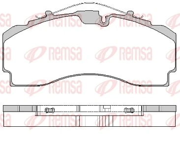 Brake Pad Set, disc brake JCA 1704.00