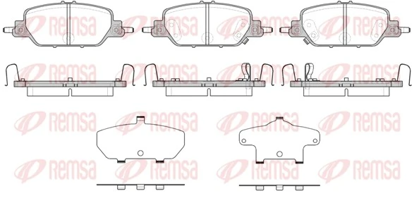 Brake Pad Set, disc brake 1730.02