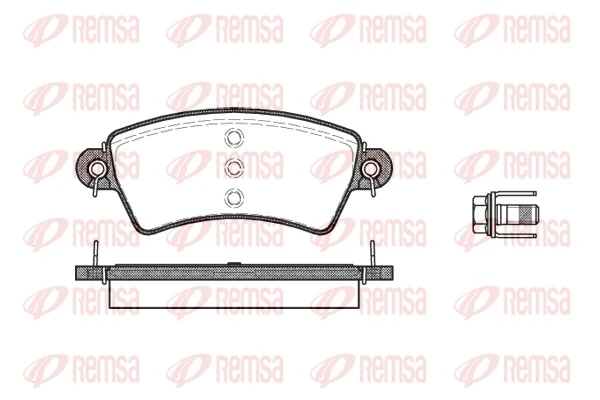 Brake Pad Set, disc brake 0726.00