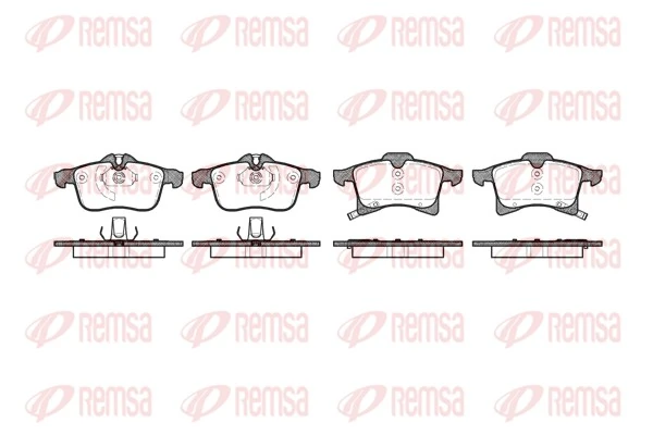 Brake Pad Set, disc brake 1036.02