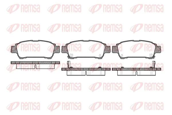 Brake Pad Set, disc brake 0820.02