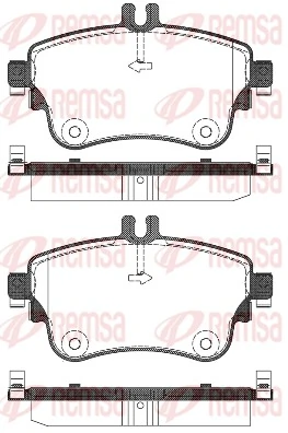 Brake Pad Set, disc brake 1487.08