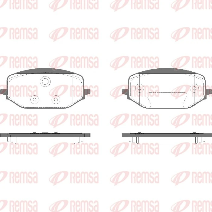 Brake Pad Set, disc brake 1988.00
