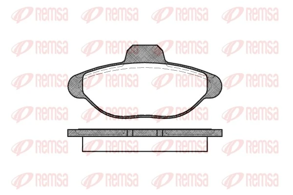 Brake Pad Set, disc brake 0414.00