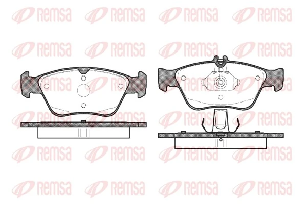 Brake Pad Set, disc brake 0586.00