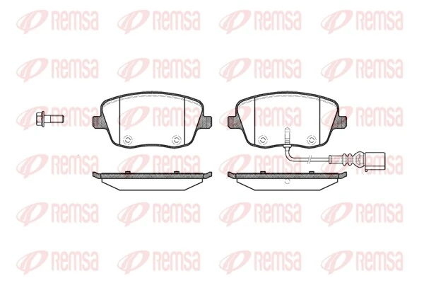 Brake Pad Set, disc brake 0775.01