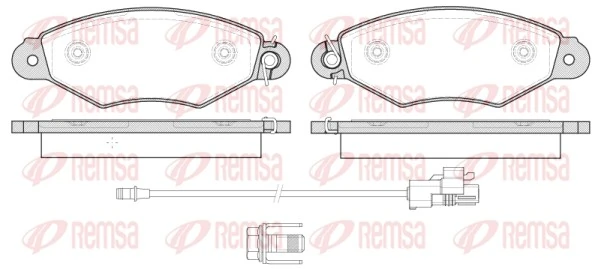 Brake Pad Set, disc brake 0643.30