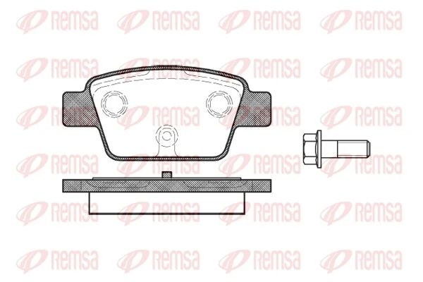 Brake Pad Set, disc brake 0861.00