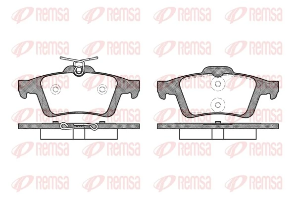 Brake Pad Set, disc brake 0842.30