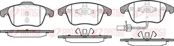Brake Pad Set, disc brake 1219.11