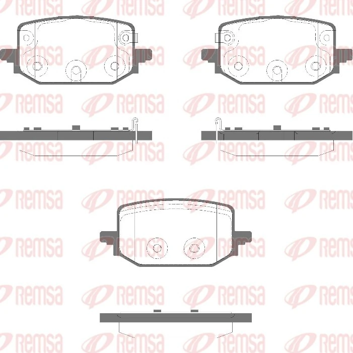Brake Pad Set, disc brake 1987.02
