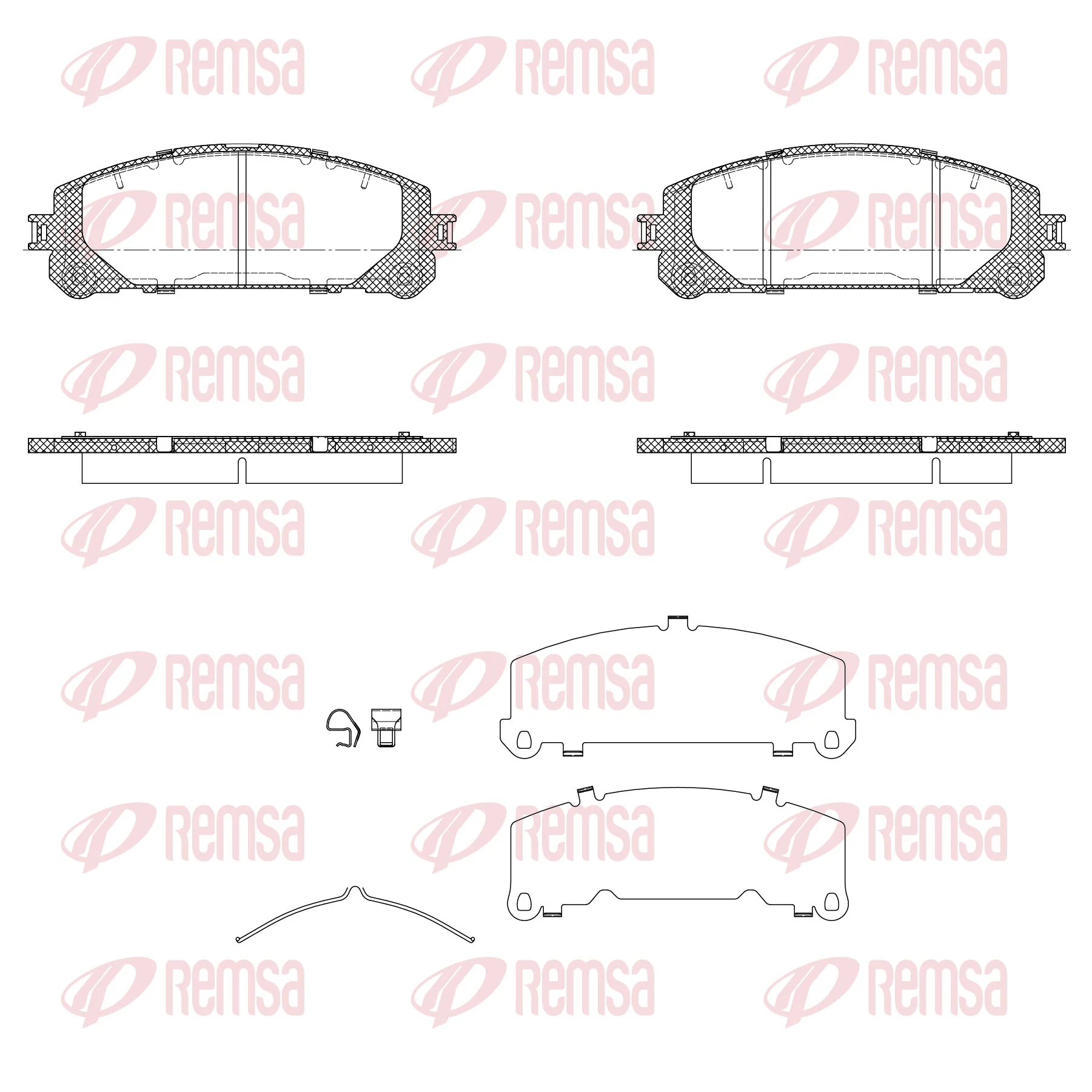 Brake Pad Set, disc brake 1312.40