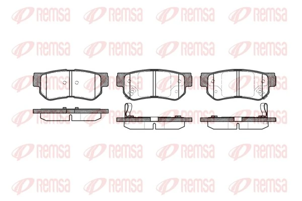 Brake Pad Set, disc brake 0746.02