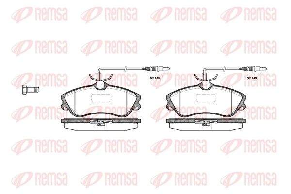Brake Pad Set, disc brake 0634.04