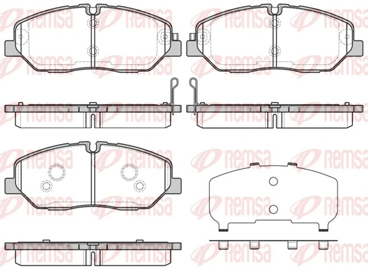 Brake Pad Set, disc brake 1226.32