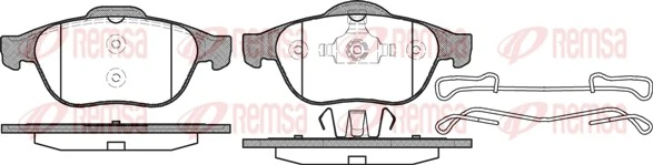 Brake Pad Set, disc brake 0843.10