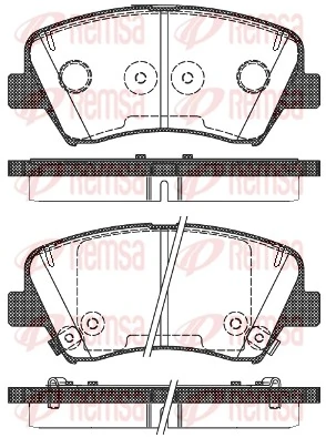 Brake Pad Set, disc brake 1412.32