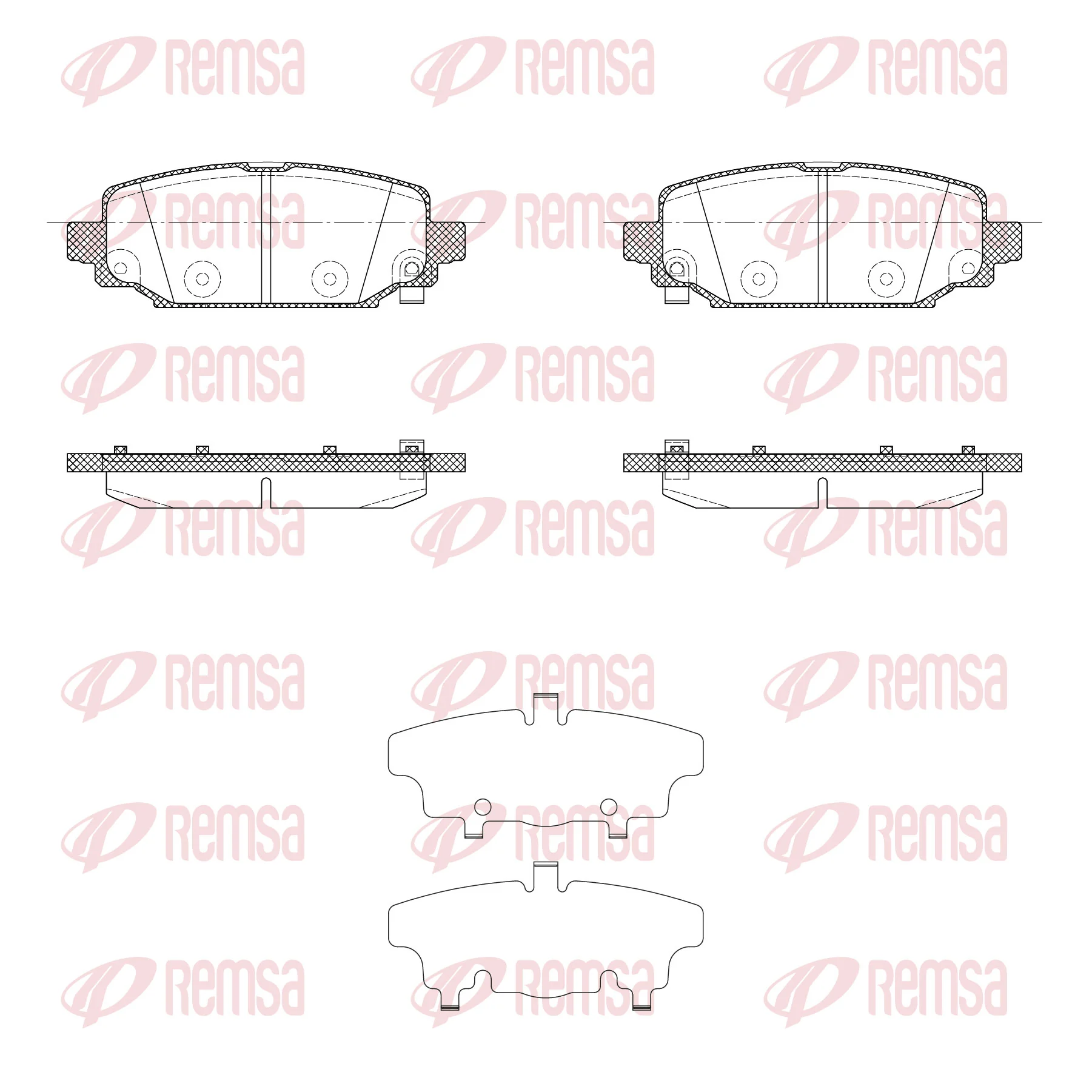 Brake Pad Set, disc brake 1909.04