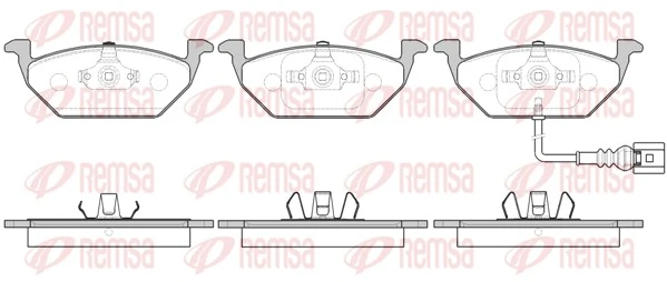 Brake Pad Set, disc brake 0633.41