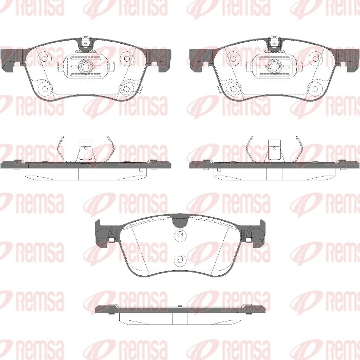 Brake Pad Set, disc brake 1986.02