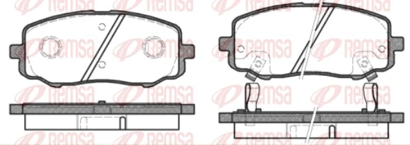 Brake Pad Set, disc brake 1133.12