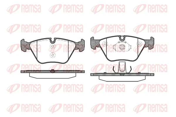 Brake Pad Set, disc brake 0963.00