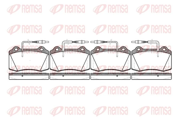 Brake Pad Set, disc brake 0434.14