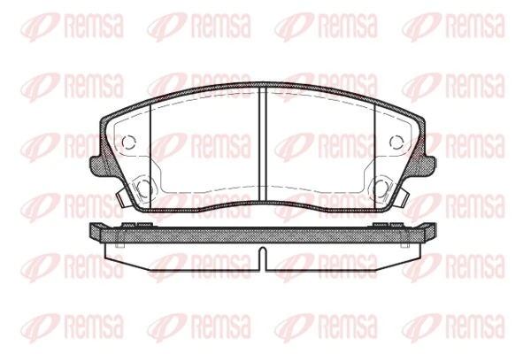 Brake Pad Set, disc brake 1126.08