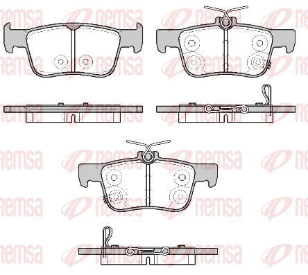 Brake Pad Set, disc brake 1551.20