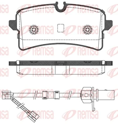 Brake Pad Set, disc brake 1505.02