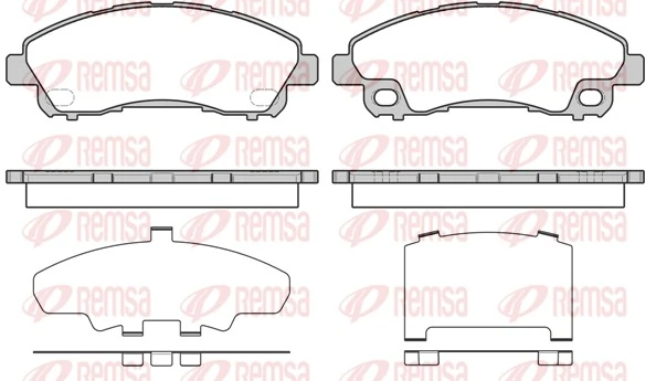 Brake Pad Set, disc brake 1645.00