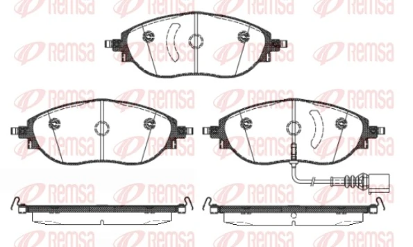 Brake Pad Set, disc brake 1470.01