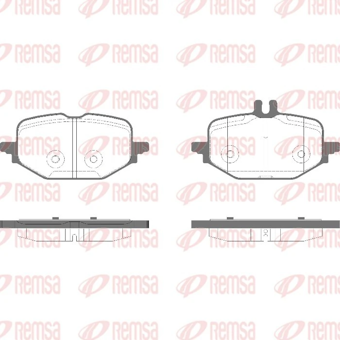 Brake Pad Set, disc brake 1972.00