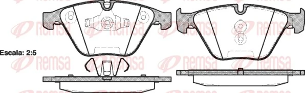 Brake Pad Set, disc brake 0857.10
