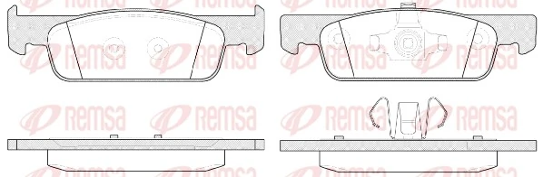 Brake Pad Set, disc brake 1540.00