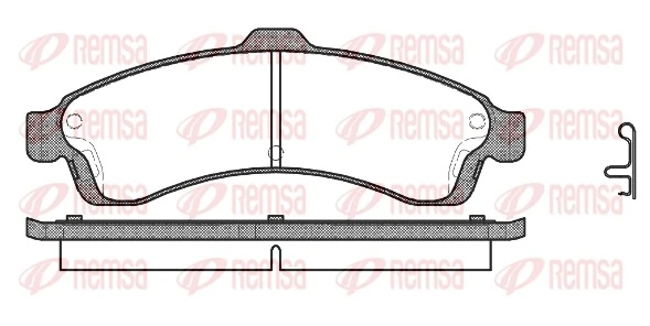 Brake Pad Set, disc brake 0837.02