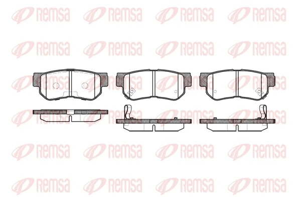 Brake Pad Set, disc brake 0746.12