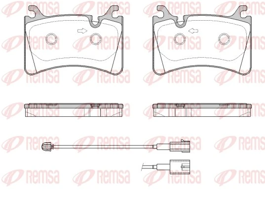 Brake Pad Set, disc brake 1817.02