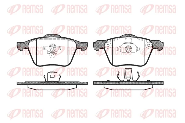 Brake Pad Set, disc brake 1070.00