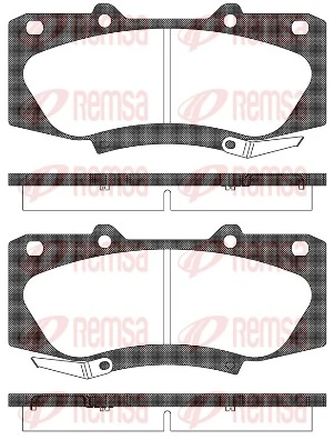 Brake Pad Set, disc brake 1468.04