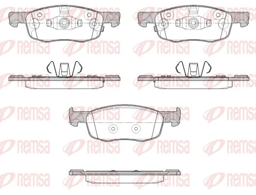 Brake Pad Set, disc brake 1939.02