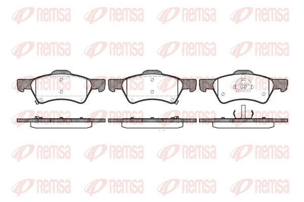 Brake Pad Set, disc brake 0810.02