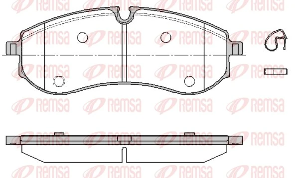 Brake Pad Set, disc brake 1856.00