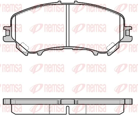 Brake Pad Set, disc brake 1318.22